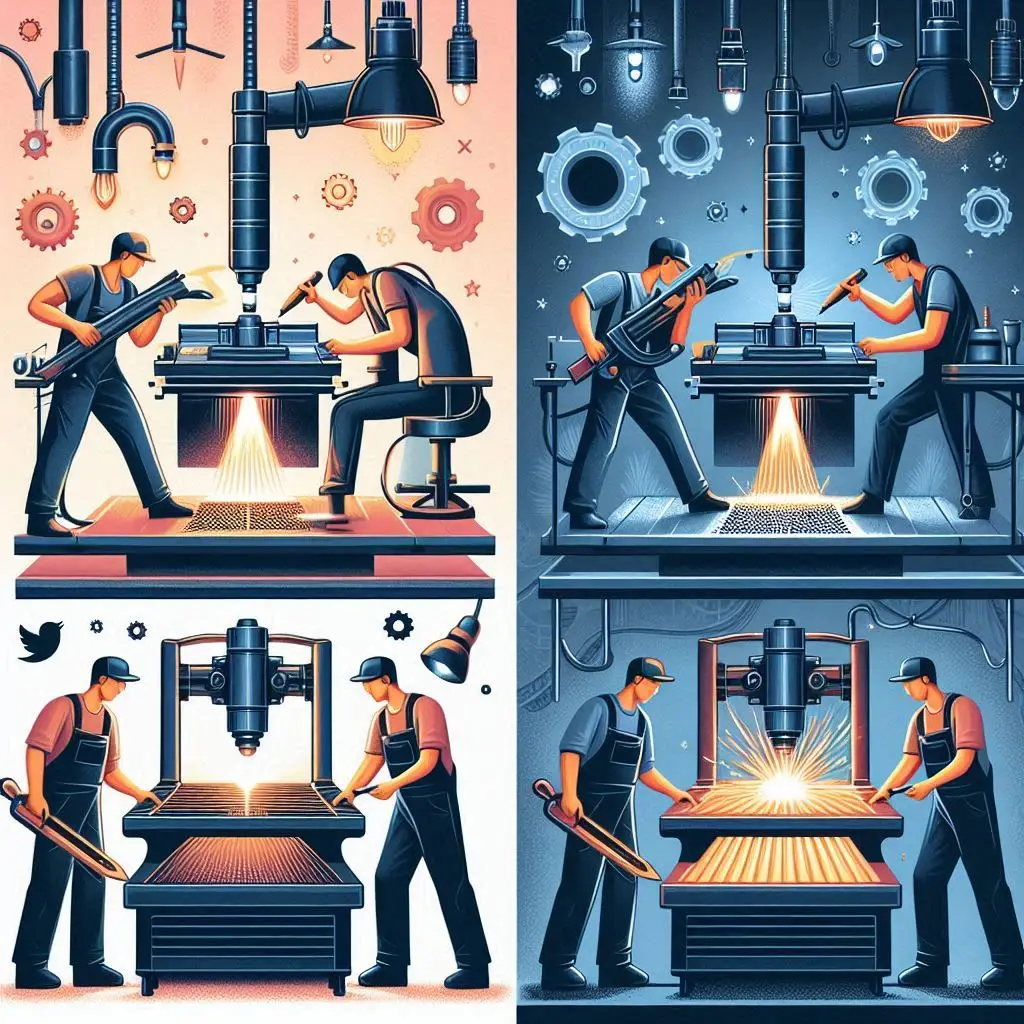 تفاوت برش لیزر با سایر روش‌های برش سنتی