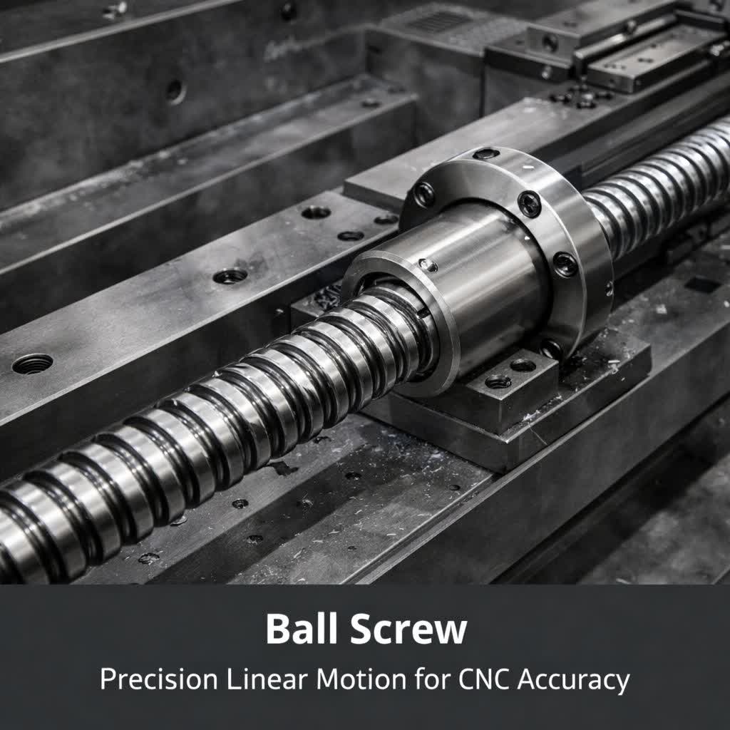 بال‌اسکرو (Ball Screw) چیست و چه نقشی در دقت CNC دارد؟