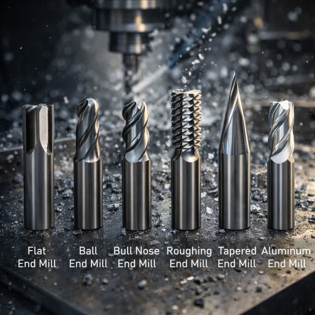 انواع فرز انگشتی در CNC فلز