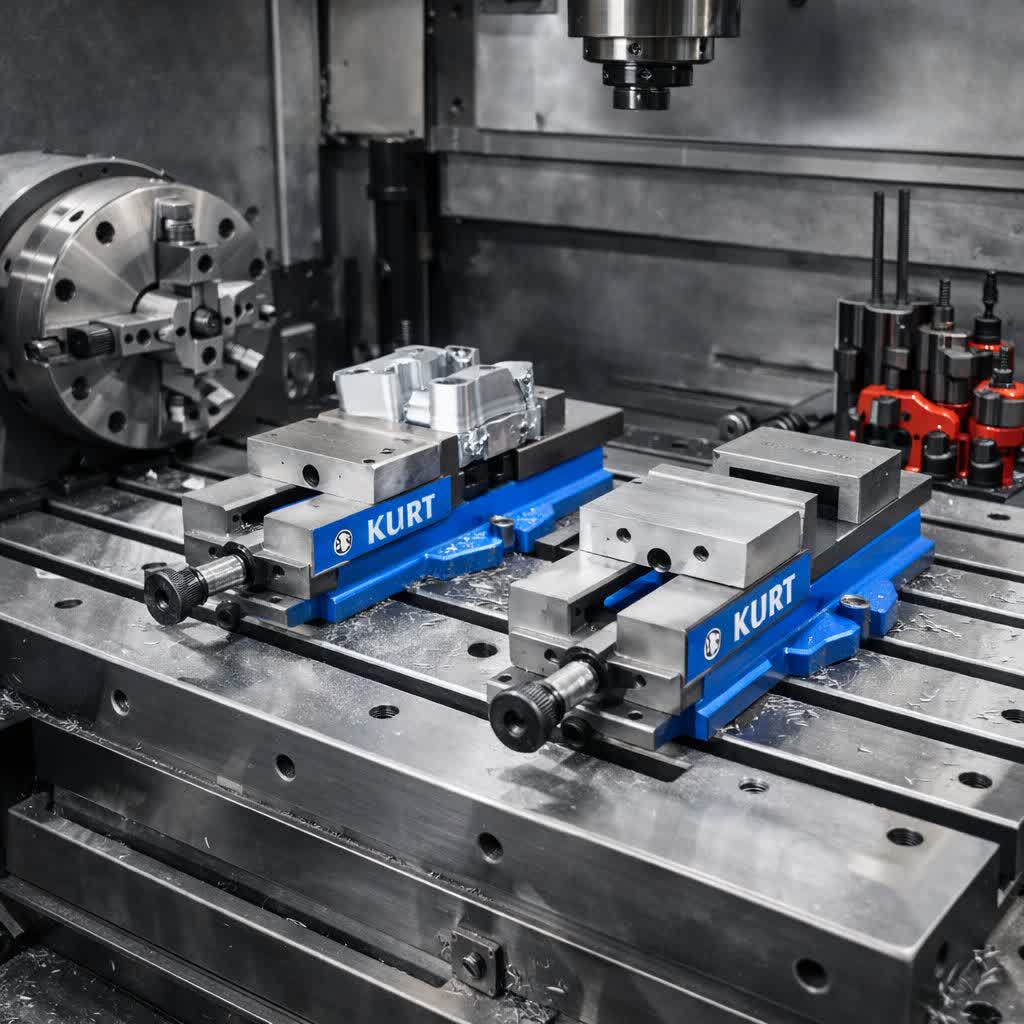 میز کار (Table) و سیستم‌های نگهدارنده قطعه در CNC فلز