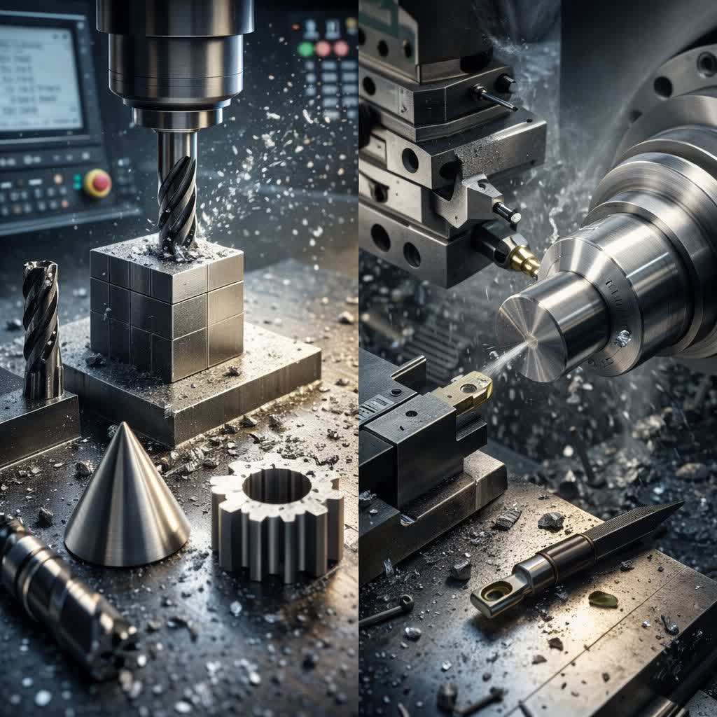 اجزای ابزار برشی و هندسه برش در CNC فلز (راهنمای کامل مهندسی)
