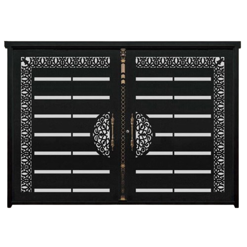 درب پارکینگی فلزی لیزری CNC مدل DS34