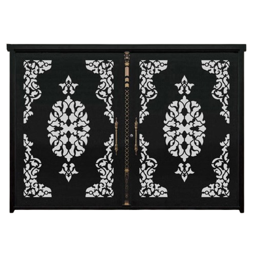 درب پارکینگی فلزی لیزری CNC مدل DS38