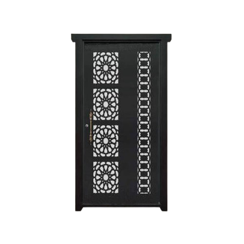 درب فلزی CNC تک لنگه مدل SS26 – طرح کلاسیک مدرن