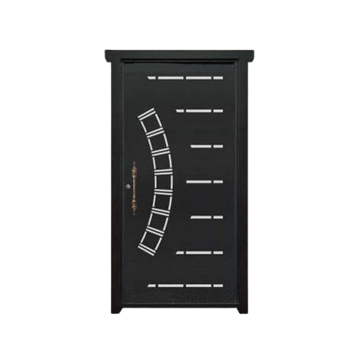 درب CNC تک‌لنگه نفر مدل SS33 طرح هندسی منظم