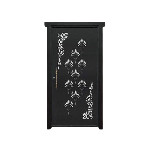 درب فلزی CNC تک لنگه نفر مدل SS47 – طرح ترکیبی مدرن و خاص