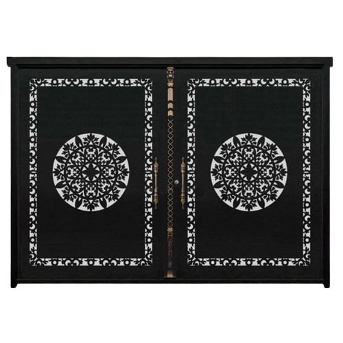 درب پارکینگی فلزی لیزری CNC مدل DS44