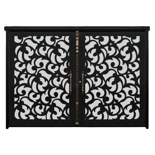 درب پارکینگی فلزی لیزری CNC مدل DS43