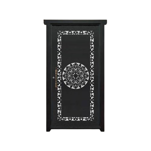 درب فلزی CNC تک لنگه نفر مدل SS57 – طرح ترکیبی