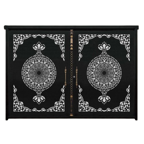 درب پارکینگی فلزی لیزری CNC مدل DS35