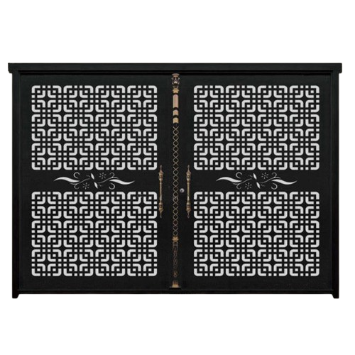 درب پارکینگی فلزی لیزری CNC مدل DS42